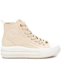 Xti - Refresh Collection Casual Canvas High Top Sneakers By - Lyst