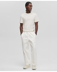 Mode Of One - Drawstring Pull-on Straight-leg Pants - Lyst