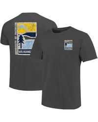 Image One - Michigan Wolverines Comfort Colors Minimal Vista Distressed Graphics T-shirt - Lyst