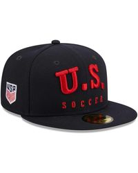 KTZ - Usmnt Text 59fifty Fitted Hat - Lyst