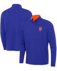 Antigua - New York Mets Content Quarter-zip Sweatshirt - Lyst