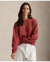 Polo Ralph Lauren - Fleece Crewneck Sweatshirt - Lyst