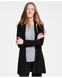 Anne Klein - Monterey Open-front Longline Cardigan - Lyst