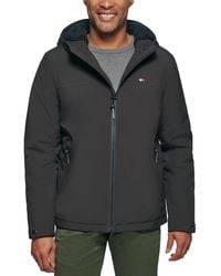 Tommy Hilfiger - Softshell Hooded Jacket - Lyst