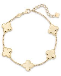 DEVATA - Clover Chain Bracelet - Lyst