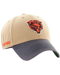 '47 - 47 Brand Khaki/navy Chicago Bears Dusted Sedgwick Mvp Adjustable Hat - Lyst