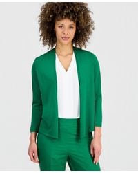 Kasper - Self Edge A-line Cardigan Sweater - Lyst