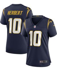Nike - Justin Herbert Los Angeles Chargers Alternate Game Jersey - Lyst