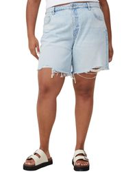 Cotton On - Relaxed Denim Shorts - Lyst