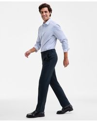 Calvin Klein - Slim-fit Wool-blend Stretch Suit Separate Pants - Lyst