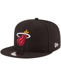 KTZ - Miami Heat Official Team Color 9fifty Snapback Hat - Lyst