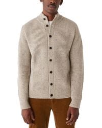 Frank And Oak - The Donegal Relaxed Fit Button-front Ribbed Sweater - Lyst