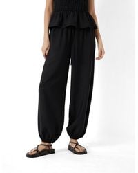 Hush - Amaris Bubble-hem High-rise Pull-on Pants - Lyst