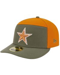 KTZ - Olive/brown Dallas Cowboys 2-tone Color Pack Split Panel 59fifty Fitted Hat - Lyst