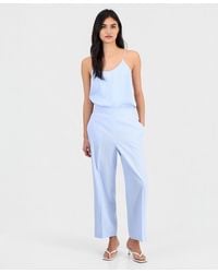 BarIII - Pull-on Linen-blend Pants - Lyst
