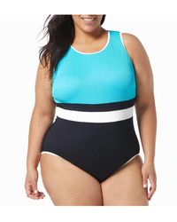Beach House Sport - Plus Size Aspire Ribbed One Piece Swimsuit - Lyst