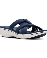 Clarks - Cloudsteppers Breeze Rae Cam Slip-on Flat Sandals - Lyst