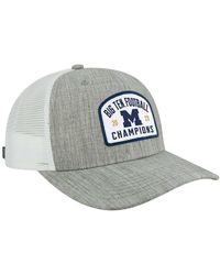 Legacy Athletic - Michigan Wolverines 2023 Big Ten Football Conference Champions Adjustable Trucker Hat - Lyst