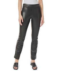 Jones New York - Faux Leather Pull On Pants - Lyst