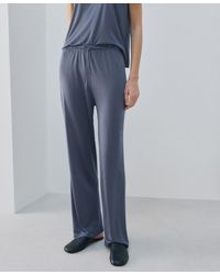 Mango - Micro-modal Pajama Pants - Lyst