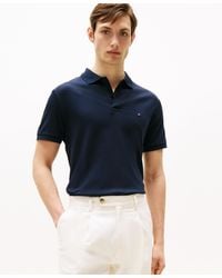 Tommy Hilfiger - Regular-fit Liquid Cotton Collar Stripe Detail Polo Shirt - Lyst