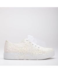 Forever & Always Shoes - Elise Lace Bridal Sneakers - Lyst