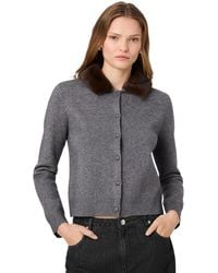French Connection - Sloane Collar Button-front Cardigan - Lyst