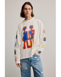 Desigual - Printed Cotton T-Shirt, Cotton - Lyst