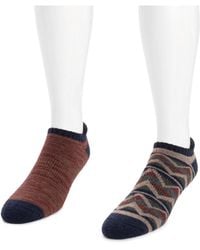 Muk Luks - No Show Wool Socks (2 Pair - Lyst