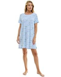 Roudelain - Printed Short-sleeve Sleepshirt - Lyst