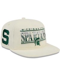 KTZ - White Michigan State Spartans Throwback Golfer Corduroy Snapback Hat - Lyst