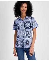 Tommy Hilfiger - Patchwork Camp Shirt - Lyst