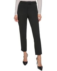 DKNY - Essential Slim Leg Ankle Pants - Lyst