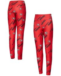 Concepts Sport - San Francisco 49ers Breakthrough Allover Print Knit Sleep leggings - Lyst