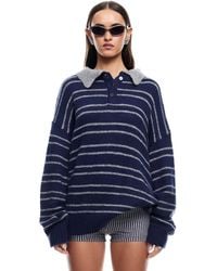 Lioness - Knit Button-front Sweater - Lyst