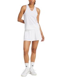 adidas - Club Wavy-print Tennis Mini Skort - Lyst