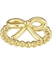Macy's - And Silver-plated Bow Statement Ring - Lyst