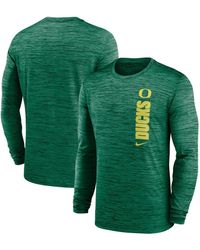 Nike - Oregon Ducks 2024 Sideline Velocity Performance Long Sleeve T-shirt - Lyst