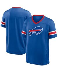 Fanatics - Royal Buffalo Bills Hometown Premium Hashmark V-neck T-shirt - Lyst