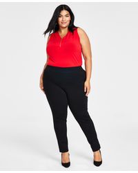 INC International Concepts - Plus Size Skinny Pull-on Ponte Pants - Lyst