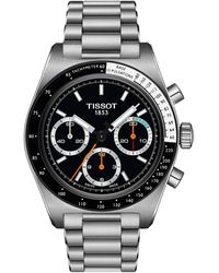 Tissot - Swiss Automatic Chronograph Prs 516 Stainless Steel Bracelet Watch 41mm - Lyst