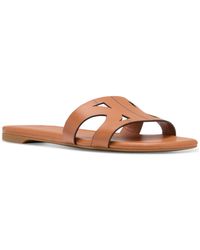 Kate Spade - Duo Slide Flat Sandals - Lyst