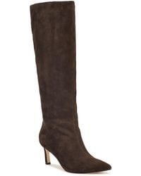 Nine West - Lorthey Tall Stiletto Dress Boots Regular Wide Calf - Lyst