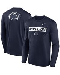 Nike - Penn State Nittany Lions Primetime Campus 2-hit Legend Long Sleeve T-shirt - Lyst