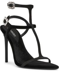 Steve Madden - Salma T-strap Stiletto High-heel Dress Sandals - Lyst