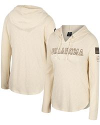 Colosseum Athletics - Oklahoma Sooners Oht Military-inspired Appreciation Casey Raglan Long Sleeve Hoodie T-shirt - Lyst