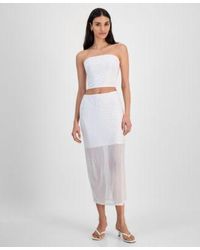 BarIII - Strapless Top Midi Skirt Exclusively At Macys - Lyst