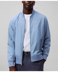 Calvin Klein - Logo-print Matte Bomber Jacket - Lyst