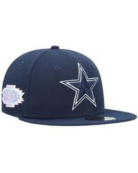 KTZ Dallas Cowboys Onfield Dog Ear 59fifty Cap in White for Men