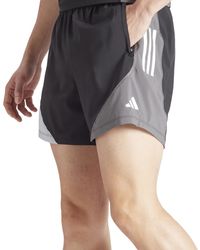 adidas - Own The Run Colorblock Moisture-wicking Shorts - Lyst